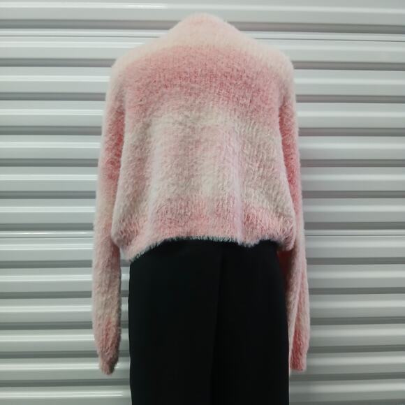 Wild Fable Sweater Women's Size XL Peach Oversized Boxy Fuzzy Pullover Cozycore - Picture 5 of 10
